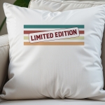 Coussin anniversaire personnalisé