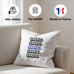 Coussin prénoms personnalisé