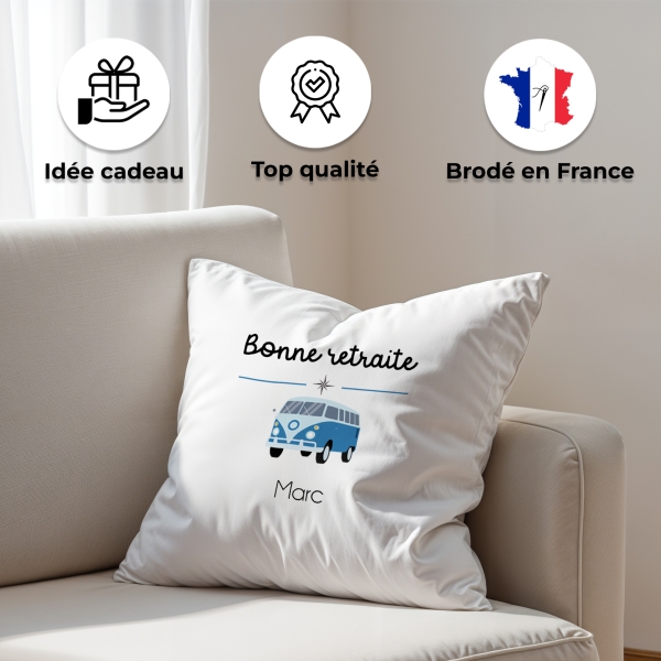 coussin retraite personnalisé