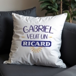 Coussin ricard personnalisé