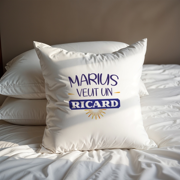 Coussin ricard personnalisé