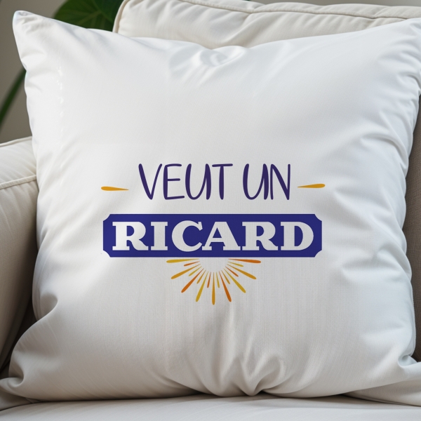 Coussin ricard personnalisé