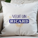 Coussin ricard personnalisé