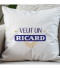Coussin ricard personnalisé
