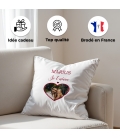 coussin saint valentin personnalisé