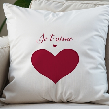 coussin saint valentin personnalisé
