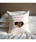 coussin saint valentin personnalisé