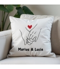 coussin saint valentin personnalisé