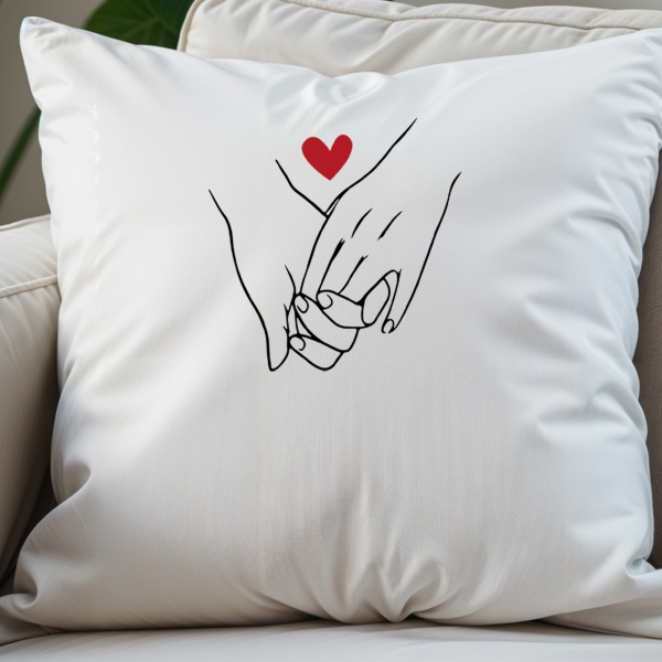 coussin saint valentin personnalisé
