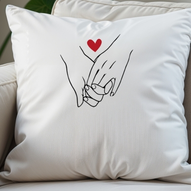 coussin saint valentin personnalisé