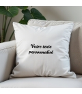 Coussin texte personnalisé