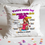 Coussin Anniversaire 30 ans femme
