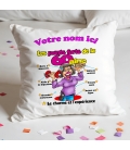 Coussin Anniversaire 60 ans femme