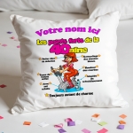Coussin Anniversaire 40 ans femme