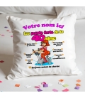 Coussin Anniversaire 40 ans femme