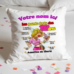 Coussin Anniversaire 18 ans femme