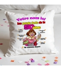 Coussin Anniversaire 50 ans femme