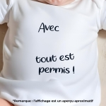 body bébé personnalisé avec... tout est permis