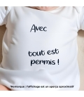 body bébé personnalisé avec... tout est permis