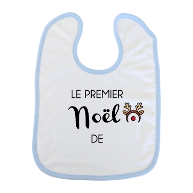 Bavoir personnalisable pénom Noël