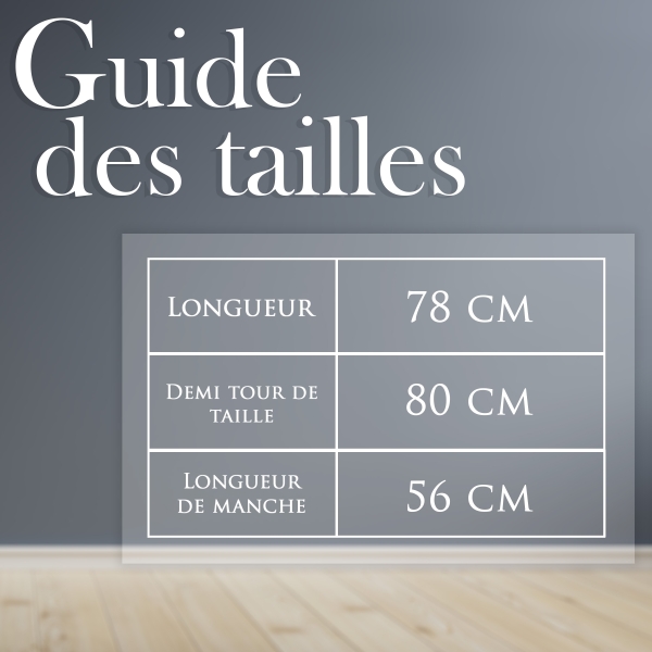 Couverture à capuche blanc personnalisée