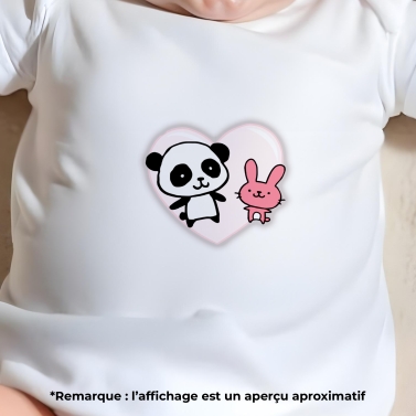 body bébé personnalisé bleu annonce grossesse