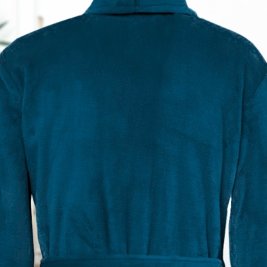 Peignoir de chambre femme bleu personnalisée