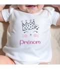 body bébé personnalisé prénom chat