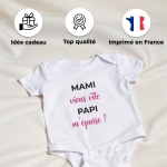 body bébé personnalisé viens vite... m'épuise !