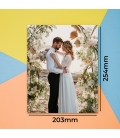 Cadre photo personnalisé 203 x 254mm
