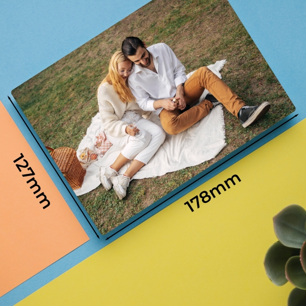 Cadre photo personnalisé horizontal 127 x 178mm