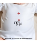 body bébé personnalisé papa + maman