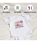 body bébé personnalisé aussi belle que...