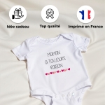 body bébé personnalisé maman à toujours raison