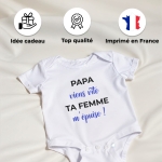 body bébé personnalisé viens vite m'épuise !