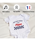 body bébé personnalisé mon pilote préféré