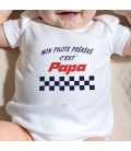 body bébé personnalisé mon pilote préféré