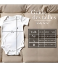 body bébé personnalisé papa je t'aime