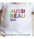 body bébé personnalisé aussi beau que