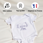 body bébé personnalisé mon coeur..