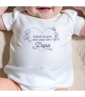 body bébé personnalisé mon coeur..