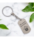 Porte-clés métal personnalisé - Modèle Maison