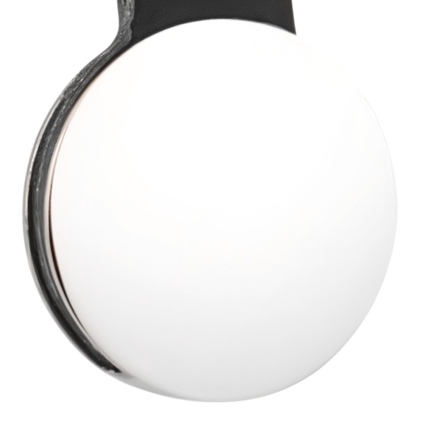 porte clés rond cuir texte à graver