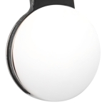 porte clés rond cuir texte à graver