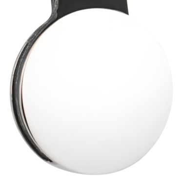 porte clés rond cuir texte à graver