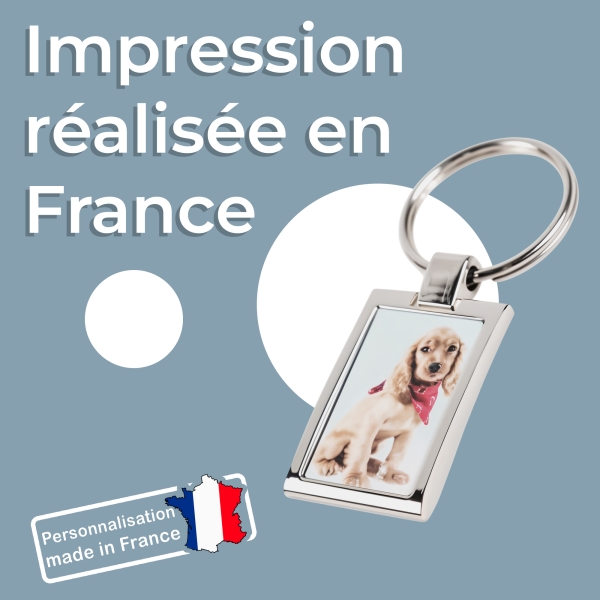 Porte clé photo personnalisable