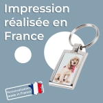 Porte clé photo personnalisable