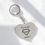 Porte-clés cœur personnalisé - Modèle Super