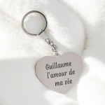 Porte clés cœur texte à graver