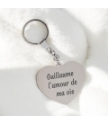 Porte clés cœur texte à graver